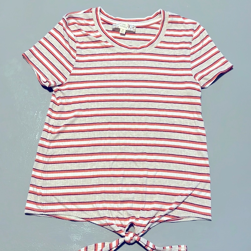 Striped women’s top, size small